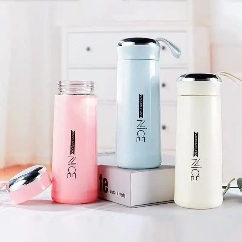 Nice Water Bottle, 400ML Glass Water Bottle, Gym Sports Cycling Water Cup, Double Layer Glass Cup, Portable Kids Beverage Bottle, Portable Travel Insulated Mug, Anti-fall Glass Bottle, Sleeve Cover Water Bottle Nice Water Bottle, 400ML Glass Water Bottle, Gym Sports Cycling Water Cup, Double Layer Glass Cup, Portable Kids Beverage Bottle, Portable Travel Insulated Mug, Anti-fall Glass Bottle, Sleeve Cover Water Bottle
